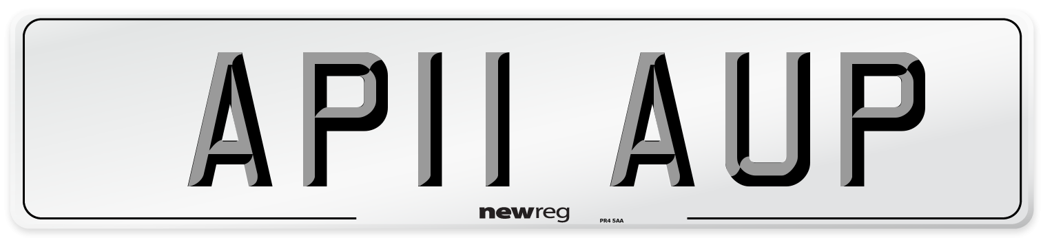 AP11 AUP Number Plate from New Reg